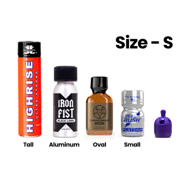 Leak-Proof Poppers Cap Poppers Original Size Chart